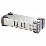 ATEN 1��4 CPU�ؑ֊� VGA/USB/PS2/�X�s�[�J/�}�C�N�Ή� CS-1734A/