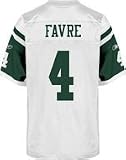 Brett Favre Jets Youth White Twill Jersey