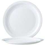 Arcoroc Plate Narrow Rim White 10.25 (07-0472) Category: Plates by 