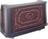 Cambar Portable Bar, 72-3/4''L, W/Decorative Countertop, Includes Sealed-In Cold Plate, Center Ice