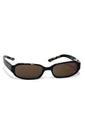 LIZ CLAIBORNE Sunglasses Narrow Square Plastic with Black & Yellow Gradient Pattern - B001F1Y24I