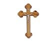 Olive Wood Cross with Crucifix "The Cross of the Fourteen Stations" (5"h)