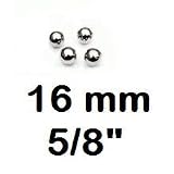 Steel Sphere 16 mm 5/8 (Marble, Ball) 10 Pack