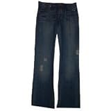 Women's Ralph Lauren Polo Jeans Co. Blue Denim Jeans Size 2x33 Distressed Rigid Whitney