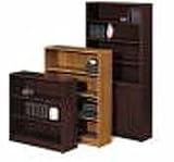 1870 Series Bookcase, 6 Shelves, 36w x 11-1/2d x 84h, Henna Cherry