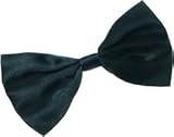 FREE POSTAGE Black Dickie Bow Tie