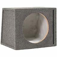 Scosche SEV12CC 12-Inch Slot Ported Single Subwoofer Enclosure (Grey/Black)
