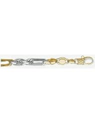 7.5mm Tri Color Figarope Chain 22"