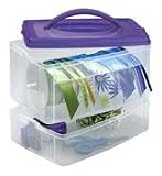 Snapware Snap 'n Stack Craft Organizer Ribbon Dispenser