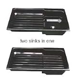 Adorama / Delta Plastic Convertible 4' Sink Without Deep Well Cover (Insert), 48x29x11