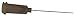 NON-MEDICAL NON-STERILE 27 Gauge Dispensing Blunt Needle- Grey(NOT FOR INJECTING) (Set of 1000) L: 1 in. (25.4 mm)