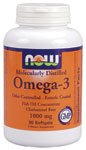 Now foods Molec-Distilled Omega-3 90 Softgels