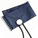 Durable nylon construction Exclusive Size Guide marking system Latex or latex-free inflation bladder with 55cm tubing length For use with most palm, traditional pocket, clock, or mercury style aneroid instruments Adult size available in 12 colors