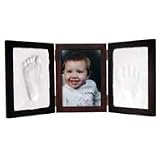 Clay Keepsake and Photo Desktop Frame - Mahogany by Casting Keepsakes