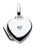 Kit Heath Children's White Diamond Heart Locket