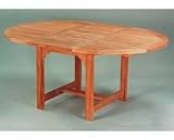 Anderson Teak TBX-067V 67 Inch Oval Extension Table