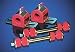 Energy Suspension 9.5113R Red Non-Greaseable Sway Bar Bushing Set