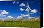 Wind Power 2 Canvas Print / Canvas Art - Artist Bob Mintie