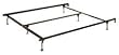 Premium Lev-R-Lock Queen, Cal/East King Adjustable Bed Frame with 6 Legs and Super Glides By Hollywood Bed Frame