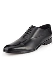 Collezione Leather Extra Wide Panelled Shoes
