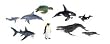 ANIMALS OF THE SEA SET OF 10