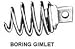General Pipe Cleaners BG Boring Gimlet Drain Cleaner Cutter