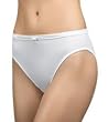 Warner's Satin Tuxedo Hi-Cut Brief Panty