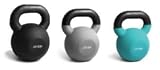 Coloured Neoprene Covered Kettlebells 12kg
