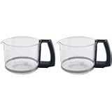 Krups 047-42-2PK ProCafe 5 Cup Glass Carafe, Black Handle, 2 Pack