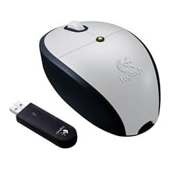 Logicool MCO-30SV コードレスミニオプティカルマウス シルバー