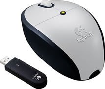 Logicool MCO-30SV コードレスミニオプティカルマウス シルバー