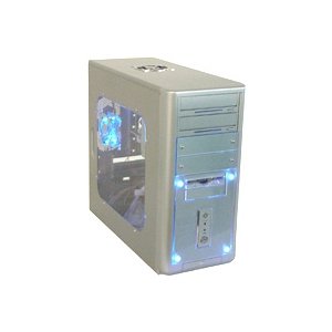 Apevia X-Gear ATXB5KLW/420 - Tower - ATX - silver - power supply 420 Watt ATX