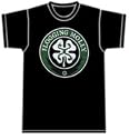 Flogging Molly Black Shamrock T-shirt