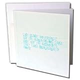 Patricia Sanders Inspirations - Aqua Inspirational Life Quote Motivational Words - Greeting Cards-6 Greeting Cards with envelopes