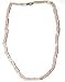 Chain Necklace In Rose Quartz Gemstone Healing Beads Handcrafted Jewelry India 17 inches(rosequartz003)