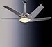  : Minka-Aire F809-BN Cobra Fan - Wall Control Brushed Nickel Ceiling Fan 54
