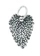 Tiny Leaf Charm in Sterling Silver, #7598