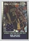 2002-03 Topps Jersey Edition Black #JERAO - Ron Artest R/99