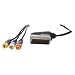 2.5m Scart to Triple RCA Cable ~ High Quality ~ Fully Wired (21-Pin) Scart ~ Triple Phono (RCA) ~ Left & Right Audio + Video ~ 24k Gold Plated ~ Superior Quality ~ FREE P{amp}amp;P