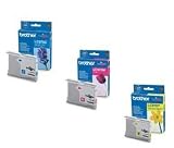 Multipack 4 Druckerpatronen LC 970 - Schwarz, Cyan, Magenta, Gelb für Brother MFC 235C, 260C, 135C, 150C