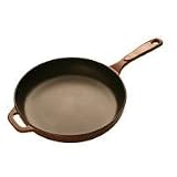 Lodge Enameled Cast-Iron 11-Inch Skillet, Caf