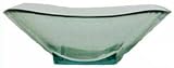 Clear Spanish Large Square Recycled Glass Bowl 14.25"D