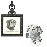 Dalmatian Square Trivet, Porcelain by Rosalinde (4.5' x 8')