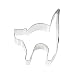Fox Run Black Cat Cookie Cutter - 3"