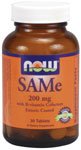 SAMe by NOW Foods - (200mg - 30 Vegetarian Tablets)