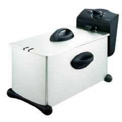 Bush FC026SIL Professional Silver Fryer