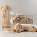 Pokey the Puppy Cashmere Soft Booster Pillow and Growth Chart Gift Set by Baby Aspen