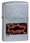 21022 CHEVY LICENSE FLAMES ZIPPO
