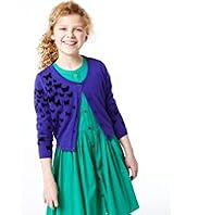Autograph Pure Cotton Flock Butterfly Cardigan