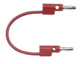 Pomona Stacking Banana Plug Patch Cord, Red, 48 OAL